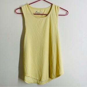 Zyia Ribbed Active Tank Yellow size M